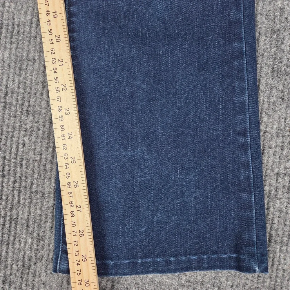 Levis 529 Curvy Bootcut Jeans Womens 12 Dark Wash‎ Denim Mid Rise Stretch 26609
